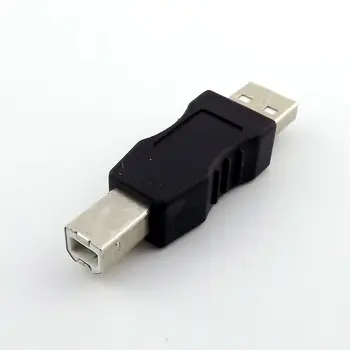 10vnt USB 2.0 Type A Male-B Male Spausdintuvas, Skeneris Uosto Konverteris Adapteris Jungtis
