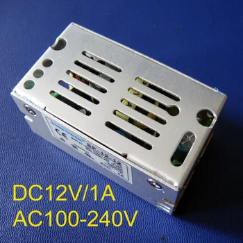 12V-1A-12W LED impulsinis Maitinimo šaltinis,1A/DC12V ,85-265AC įėjimas,power suply 12Vdc Produkcija CE ROSH nemokamas pristatymas 5vnt/daug