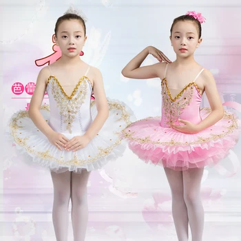 2020 metų Vaikams Baleto Šokio Spektaklis Kostiumai Mažai Swan Merginos TUTU Net Tutu Tutu Diržas Etapo Veiklos Praktikos Drabužiai