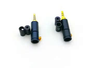 20PCS Auksą, padengtą 2.5 mm Stereo/4Pole Remontas ausinių Kištukas Garso jungties adapteris