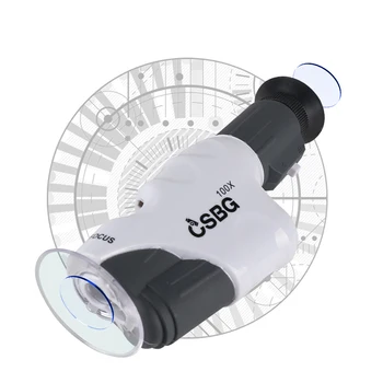 20X~60X/20X~100XHandheld Mikroskopu Mokslinio Eksperimento Kišeninis Kišeninis Mikroskopas su LED Šviesos Nešiojamas Mini Mikroskopą