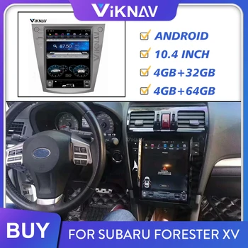 2din android automobilio radijo Subaru Forester XV 2013 2014 2015 2016-2018 auto stereo imtuvas, multimedia grotuvas vertikalus ekranas