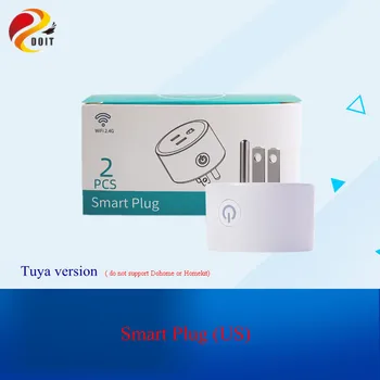 2vnt/pak MUMS Smart Plug Tuya Versija Lizdas Smart 15A Smart Lizdo Paramos Alexa/ 