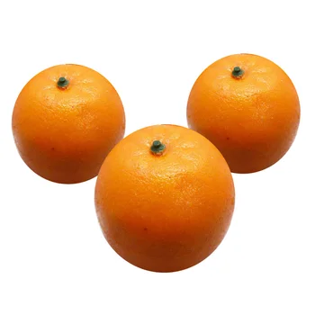 3pcs 8cm Dirbtinis, Netikras, Imituojant Apelsinų Vaisiai Modelio Šventinę & Party Prekių Buveinės Šalies Apdaila