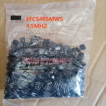 50PCS/pradinis keraminiai filtrai EFCS4R5MW5 4.5 MHZ 4.5 M 4.5W5 CINKAVIMAS-5 juoda