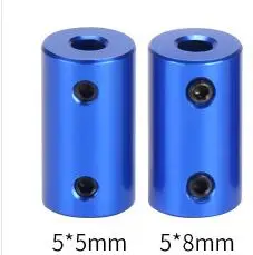 5mm 8mm Aliuminio Lydinio Prikabinti Pagimdė 3D Spausdintuvai Dalys, Mėlyna Lankstus Velenas, Sankaba, priveržimui Už Stepper Motorinių Priedai