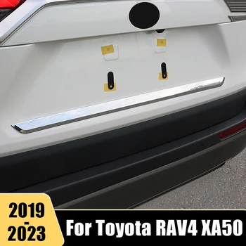 ABS Automobilio Galinės bagažo skyriaus Dangtis Padengti Apdaila Bagažinės Uodega Vartų Liejimo Garnyras Juostelės Toyota RAV4 XA50 2019-2021 2022 2023 RAV 4 Hibridinių