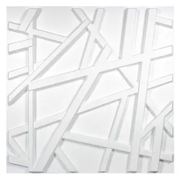 Art3d 50x50cm Namų Puošybai PVC 3D Sienų Plokštės yra Geometrinis Kirtimo Linijos už Kambarį ir Tarnyba(12 Lapų)x