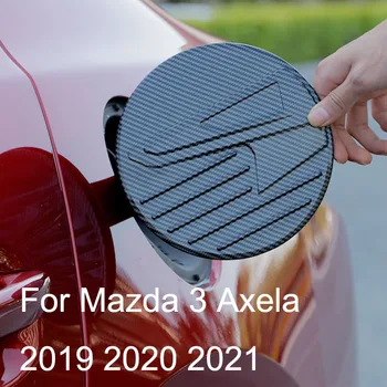 Automobilio Degalų Bako Dangtelis Pasta Kuro Bako Dangtelis Modifikuotų Šildomi Anti-scratch Apsauga Mazda 3 Axela 2019 2020 2021 Automobilių Reikmenys