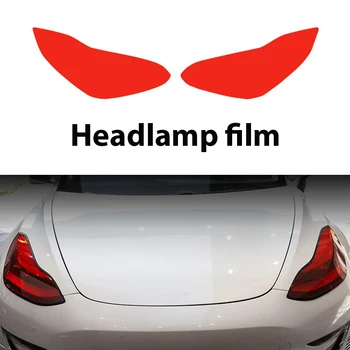 Automobilių Šviesos Kino Auto priekinis žibintas Foglight Wrap Lipdukas Automobilio Lipdukas Automobilių Žibintų Lipdukai PVC atsparus Įbrėžimams, dėl Tesla Modelis 3