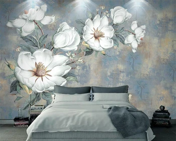 Beibehang Užsakymą foto tapetai retro aliejaus tapybai Europos sienos kambarį, miegamąjį, TV foną už sienos 3 d