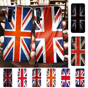 Britų vėliavos Telefoną Atveju Huawei 30 40 20 10 8 9 lite pro plus Psmart2019