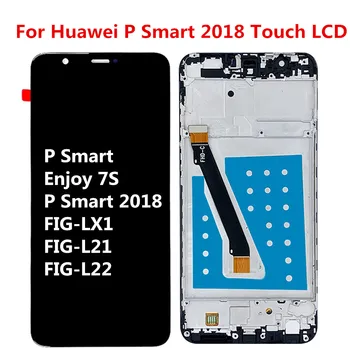 Ekrano ir Huawei P Smart 2018 PAV-LX1/LA1/LX2 LCD Ekranas Jutiklinis Ekranas Pakeisti Ekraną, 