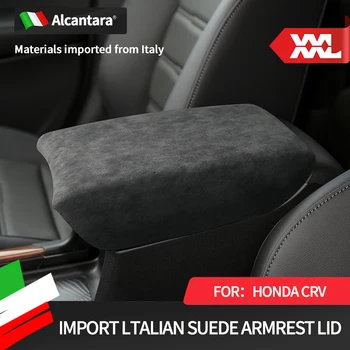 Honda CRV Specialią Atramą Padengti Alcantar Apversti Kailio Pavarų Rankena Padengti Pakeitimo Automobilių Interjeras