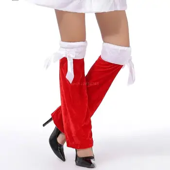 Mados Kalėdų Stiliaus Kojos Šiltesnių Kojinių Japonijos Puikus Saldus Megzti Rudens Žiemos Gražių Kojų Apima Moterims, Merginos