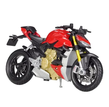 Maisto 1:18 Ducati Super Plika V4 S MOTOCIKLAS DVIRATIS DIECAST MODELIO NAUJOS LANGELYJE