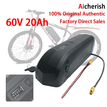 Naujas Aicherish E-bike Baterija Galingas Elektrinis Dviratis Ličio Baterija 60V 20Ah 30Ah 40Ah Hailong 18650 Elementų Paketas USB Prievadas+XT60