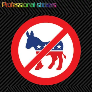 NE Demokratas Donkey Logotipo Lipdukas Mirti Iškirpkite Vinilo Pro Koziris Stabdžių Liberalų Suvažiavime Gop Lipdukai Automobilių, RV, Nešiojamieji kompiuteriai, Motociklai
