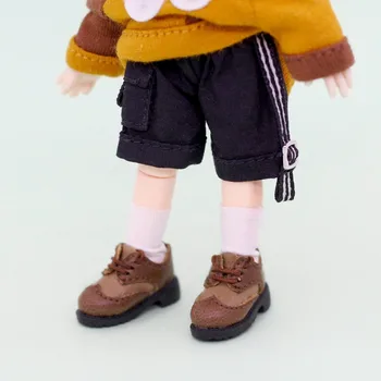 Ob11 lėlės drabužiai tinka 1/12 dydis TGS naują stilingą sąnario pusėje kišenėje krovinių šortai su sportiška moterų ir vyrų kišenės