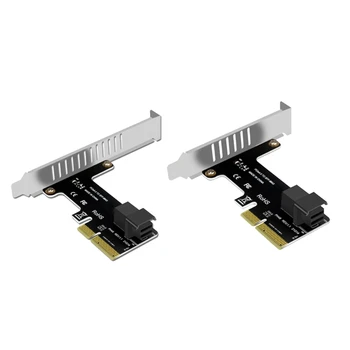 PCIE į SF8643 Plėtros Kortelę ar Vieno Prievado Riser Card SSD Konversijos Kortelę už laiko Tarpsnių Pci-Express WX4/X8/X16 SSD Kietas