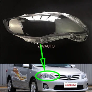 Priekinis Objektyvo Toyota Corolla 2011 M. 2012 m. 2013 m priekinis žibintas Padengti Automobilio Stiklo Pakeitimas Auto Shell