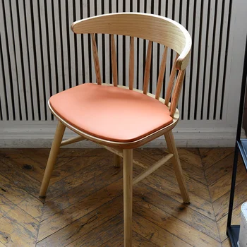 PurelyFeel Šiaurės Medžio Masyvo Valgomojo Kėdės, Modernaus Minimalistinio Studijų Valgomasis Atlošas Fotelis Japonų Žurnalo Windsor Kėdė