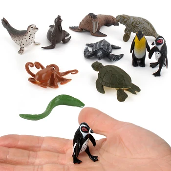Realus Jūros Gyvenimo Modeliavimas Gyvūnų Modelio, Ryklių, Banginių, Vėžlių, Krabų Delfinų Veiksmo Figūrėlė Sumos Švietimo Žaislai vaikams