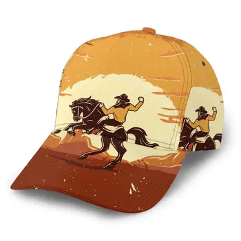 Rodeo kaubojus Beisbolo kepuraitę moterys vyrai snapback kepurės Klasikinio Stiliaus skrybėlę Atsitiktinis Sporto Lauko dangtelis