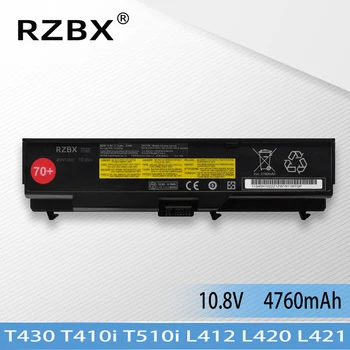 RZBX 4760mAh 57Wh Laptop Battery 70+ Lenovo ThinkPad T430 T410 T410i T420 T420i T510i T520i 45N1005 45N1004 45N1001 45N1000