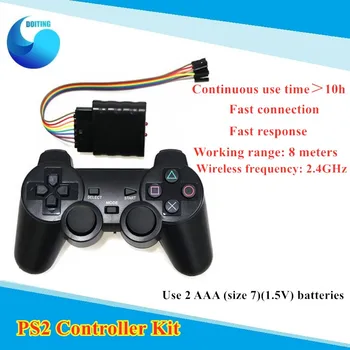 Wireless Gamepad Sony PS2 Controller Vibracijos Šoko Joypad Belaidžio Kontrolės Playstation 2 Konsolę Kreiptuką
