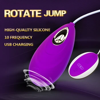 Šokinėja Kiaušiniai Belaidžio Nuotolinio valdymo Vibratorius Suaugusiųjų Žaislai Poroms USB Įkrovimo G Spot Klitorio Stimuliatorius Vibratoriai Žaislas Moterims